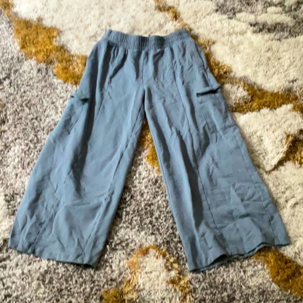 Navy blue cloth cargos